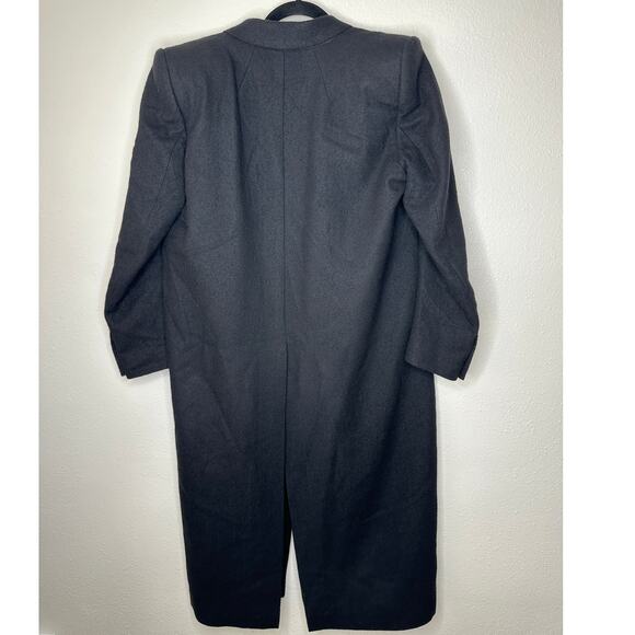 Rick Owens Legaspi Black Long Sleeve 2 Button Long Line High Back Slit Coat 12 - Picture 3 of 13